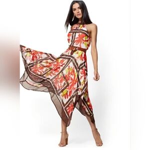 New York and Company Handkerchief Dress - NWT -XL